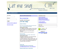 Tablet Screenshot of cantabilechoirs.net